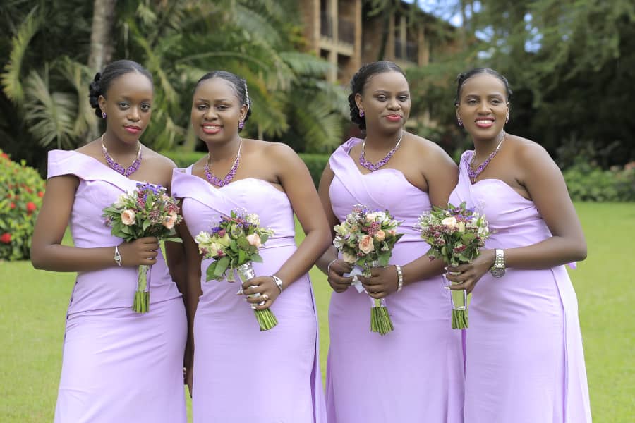 Bridal dress designed for Ugandan brides by Tc Bridals